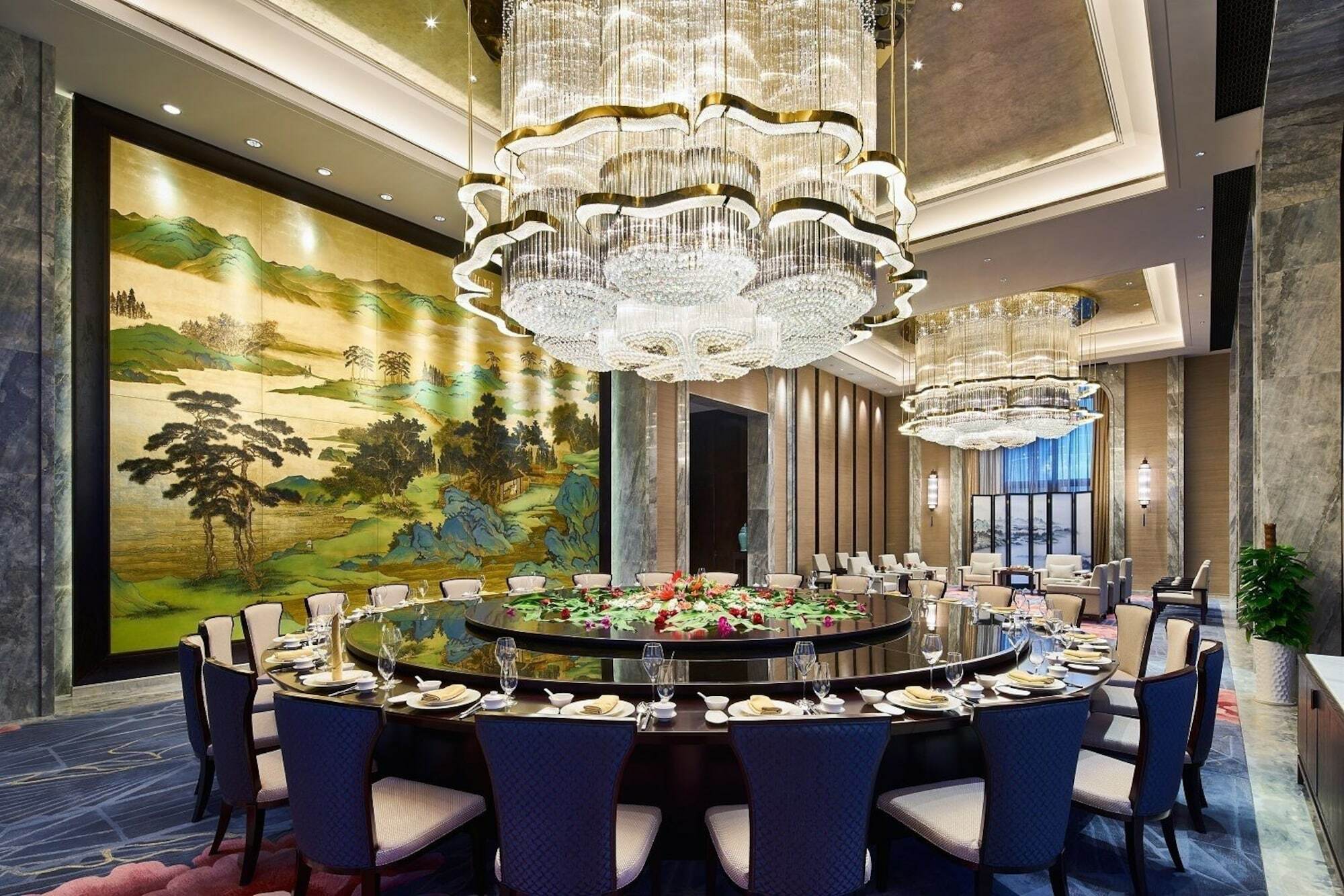 Hotel Wanda Realm Qingdao Movie Metropolis Exterior foto