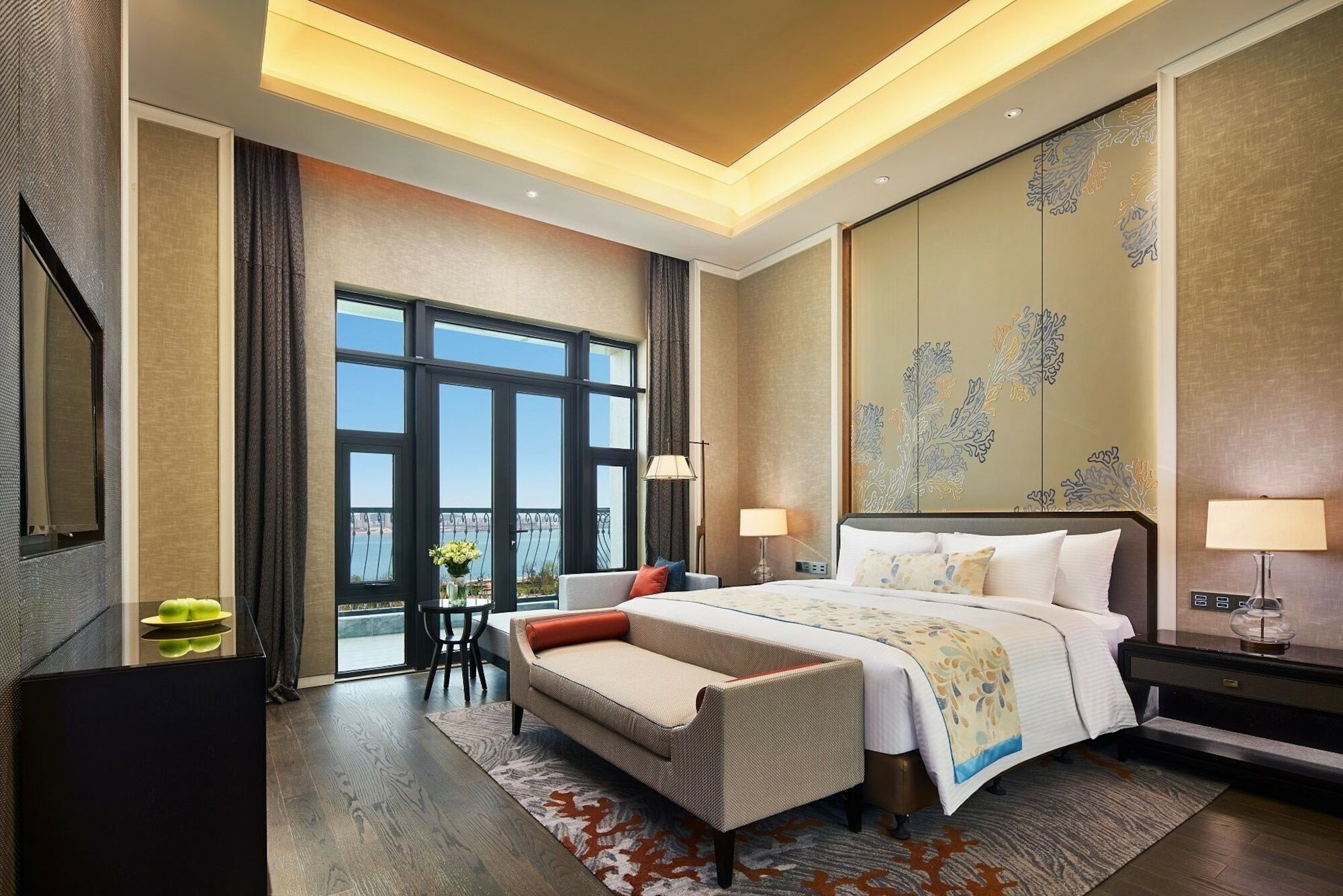 Hotel Wanda Realm Qingdao Movie Metropolis Exterior foto